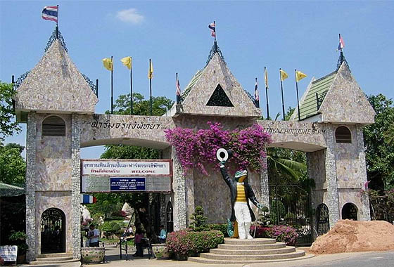 Krokodilfarm in Pattaya - Eingang