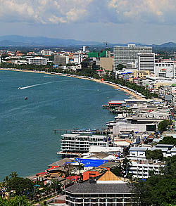 Aussicht über Pattaya City