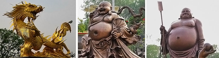 Chinesische Tempelanlage bei Pattaya