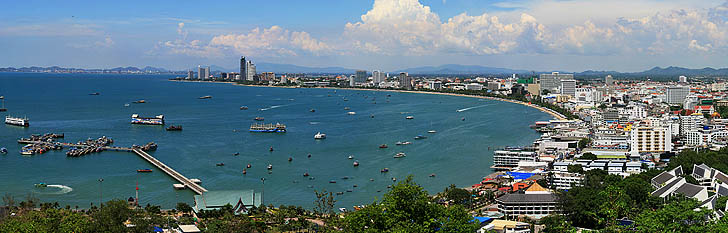 Aussicht über Pattaya